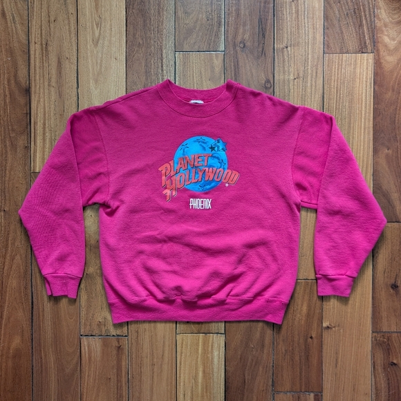 planet hollywood Tops - Planet Hollywood Phoenix Vintage Crewneck (L)